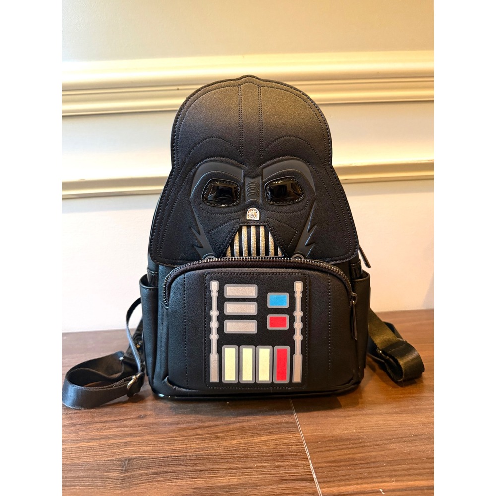 Loungefly Star Wars Darth Vader Cosplay Black Mini Backpack Disney